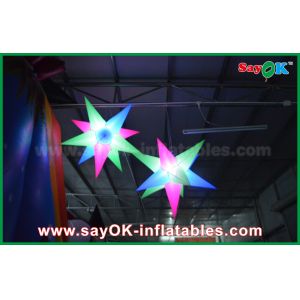 Buy cheap Colorized Oxford Cloth Inflatable Lighting Decoration Led Lighting Star For Party from wholesalers