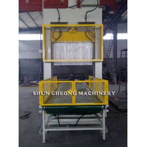Single Cylinder Rubber Cutting Machine , 160T Hydraulic Cutter Machine