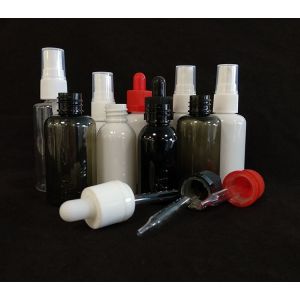 Round PET Spray Bottles Transparent Durable Design Various Capacity Options