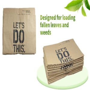 Buy cheap Custom Printed Lawn Paper Bags For Courtyard Garbage from wholesalers