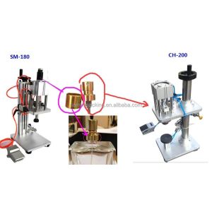 Buy cheap Good Semi Automatic Packaging Spray Perfume Bottle Sealing Capping Crimping Machine from wholesalers
