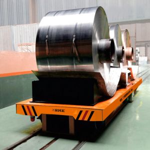 Buy cheap Motorised DC Motor 15 Tons Steel Pipe Transfer Industrial Rail Transfer Trolley from wholesalers