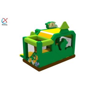 Buy cheap Commercial Inflatable Bouncy House With Slides Inflatable Safari Park Combo from wholesalers