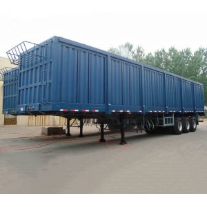 Buy cheap Tread 182480mm 3 Axle 50tons-80tons Cargo Transport Box Semi Trailer Sale from wholesalers