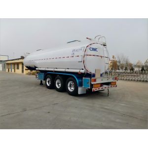 Buy cheap The latest process design of CIMC is a three-axis liquid medium semi-trailer made of high-strength steel. from wholesalers