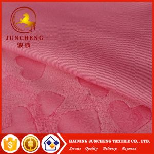 Buy cheap 2018 New arrival heart design 2mm minky plush fabric from wholesalers