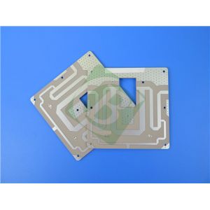 Buy cheap RF-35 double-layer PCB built on 10mil substrate with Immersion Silver Finish for RF and microwave systems from wholesalers