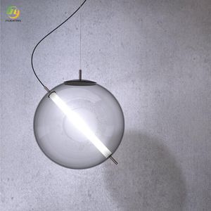 Buy cheap JYLIGHTING Restaurant Chandelier Creative Light Luxury Art Spherical Glass Nordic Bedroom Industrial Style Chandelier from wholesalers