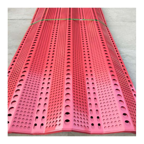 Heat Treated Windbreak Fence Panels Carbon Steel Galvanized Perforated Metal Panel