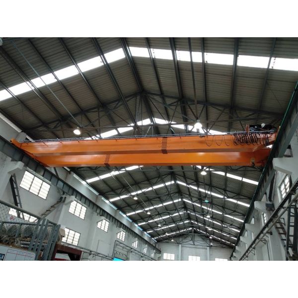 Buy cheap OEM Double Girder Overhead Bridge Cranes With Hydraulic Brake from wholesalers