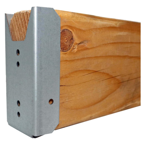 Buy cheap 2x4/2x6 Lumber Fence Bracket with Galvanized Steel Saddle Structure from wholesalers