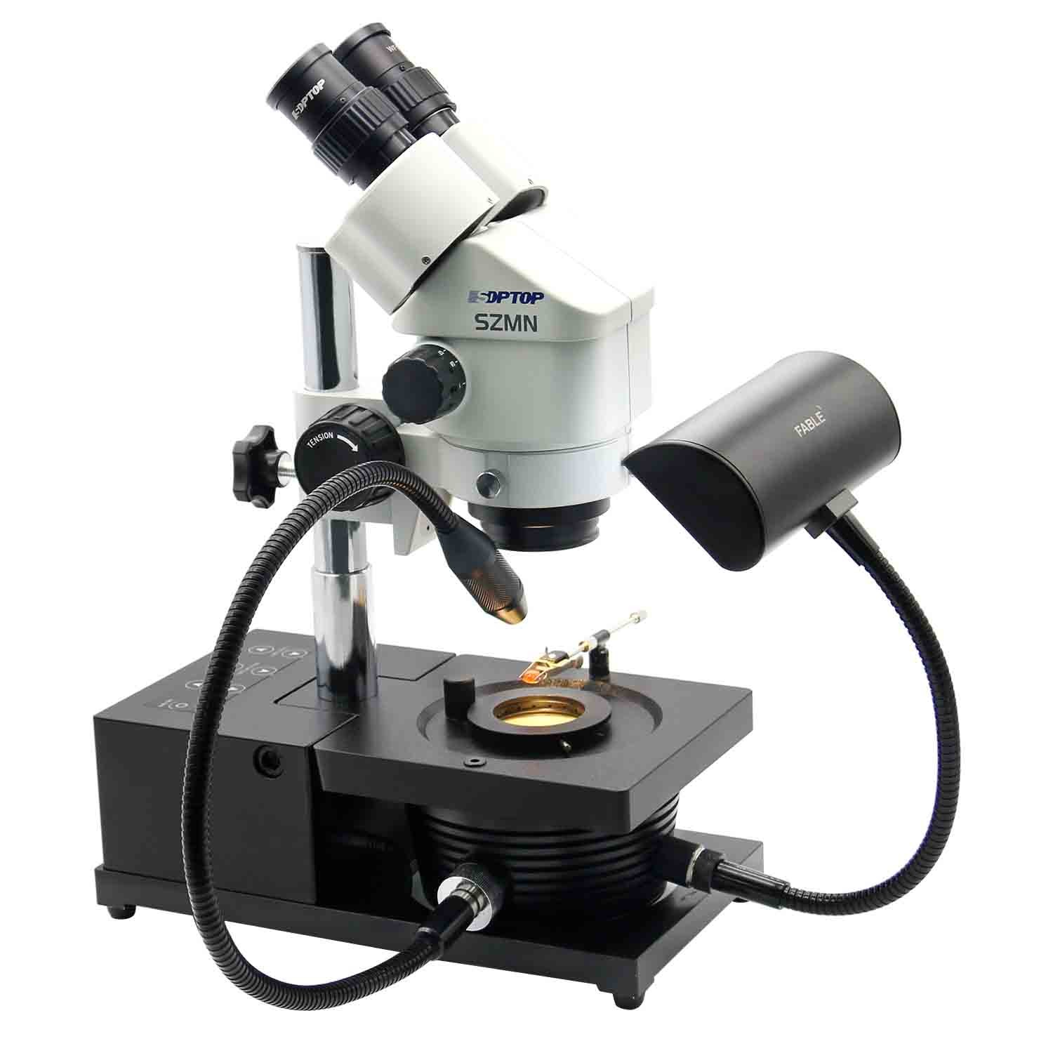 Buy cheap Gem Microscope Swing arm type with 7W high brightness LED bottom light source from wholesalers
