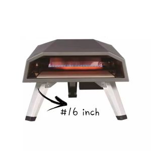 Buy cheap Matte Process Gas Pizza Oven 2022 16 inch Commercial Bakery Machine Portable Outdoor Oven from wholesalers