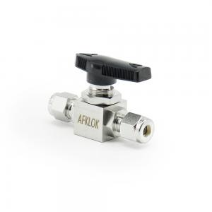 Buy cheap 1/4in OD Precision Stainless Steel Ball Valve Low Pressure 1000PSI product