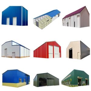 Prefabricated Steel Structure Metal Shed Warehouse With GB Q235/Q355B Grade