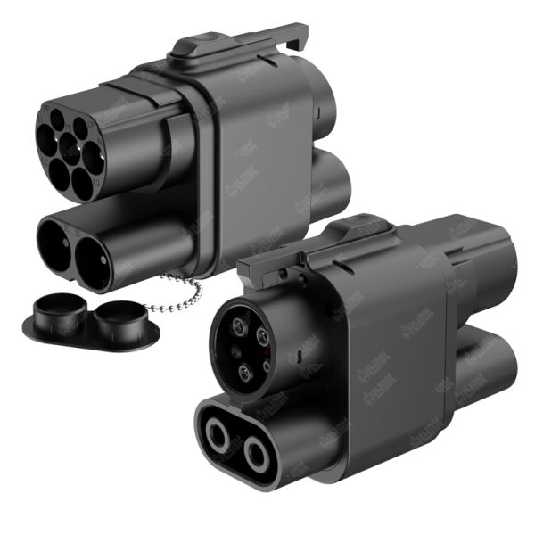 Buy cheap Olink Brand-new upgrade Adapter Ccs2 to Ccs1 Dc Fast Ev Charger 250a CCS 2 to CCS 1 Ev Connector for Electric Car from wholesalers