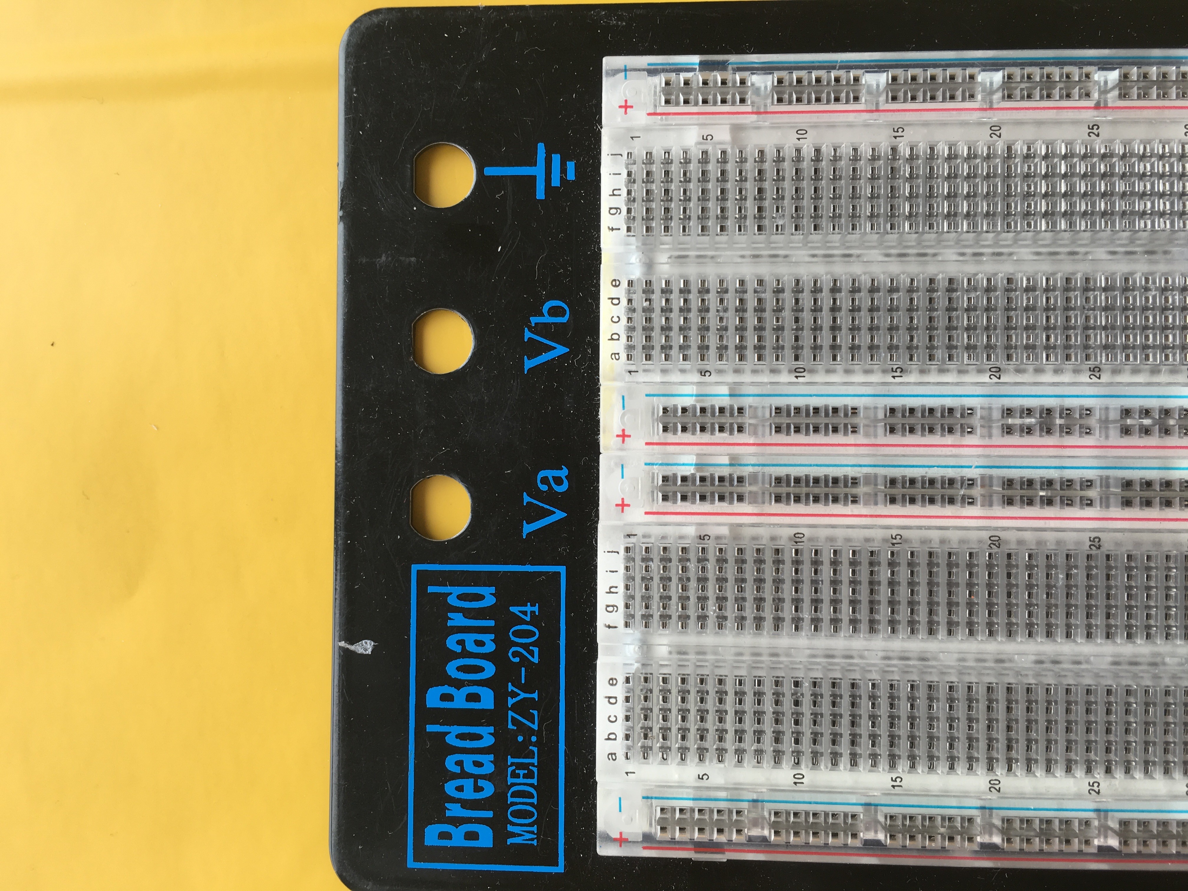 Buy cheap Student DIY Transparent Soldered Breadboard 1660 Points 2 Terminal Strip from wholesalers