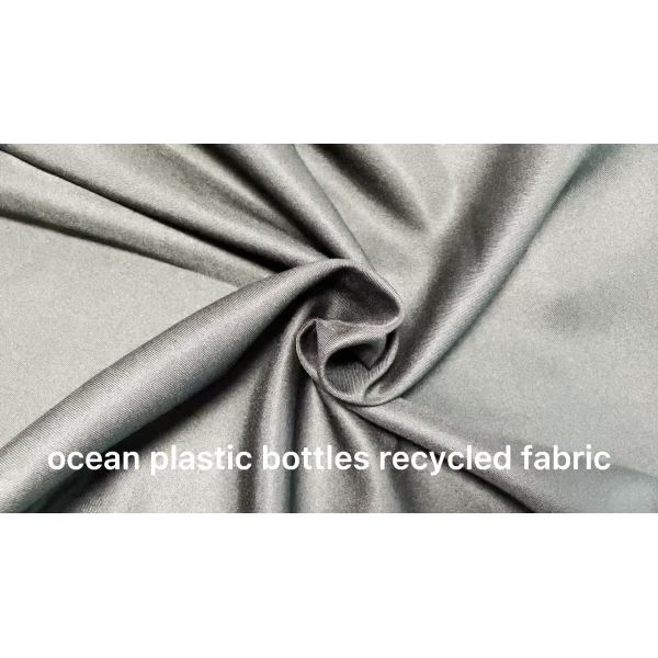 Buy cheap GRS Custom Made ocean Recycled 280T Poly Pongee polyester Fabric from wholesalers