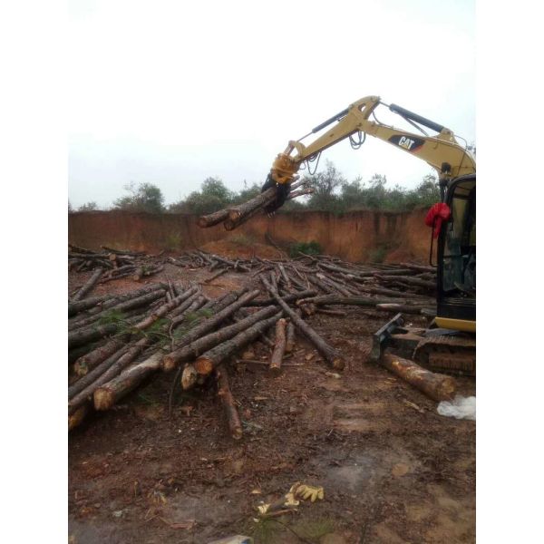 Wood Steel Stone Hydraulic Rock Grab For Excavators Versatile AppliCATions