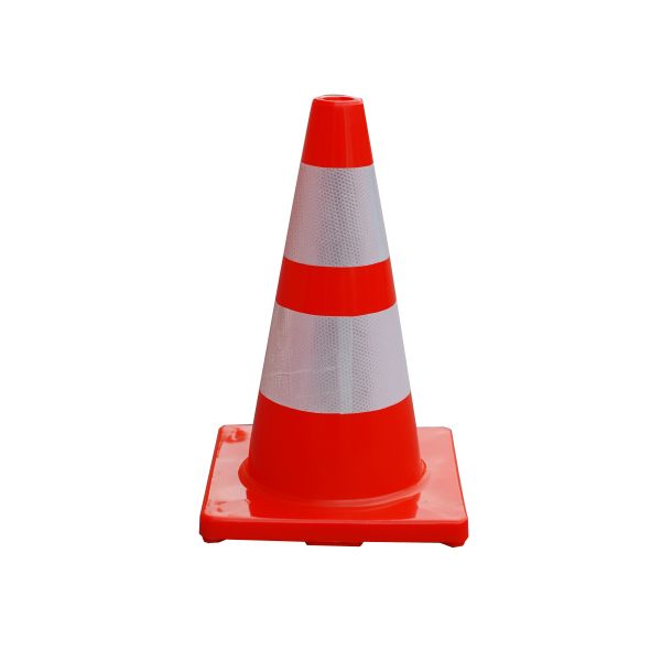 Quality 45cm Road Work Safety PVC Cone Road Barrier Cone for sale