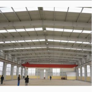 Buy cheap Prefabricated H Section Steel Frame Structural Warehouse with Overhead Crane from wholesalers
