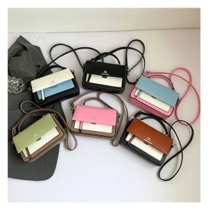 2024 SPRING AND SUMMER NEW FASHION SMALL SQUARE BAG SINGLE SHOULDER BAG MATCHING