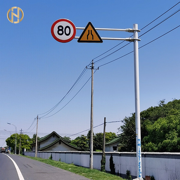 Buy cheap Hot Dip Galvanized Road Sign Pole 6-15M With ISO 9001 Certification from wholesalers