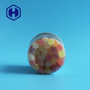 Custom 260ml Plastic Cosmetic Jar Transparent PET Boby Butter Packaging