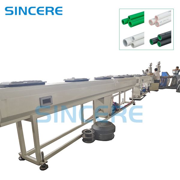 Buy cheap Custom Plastic Pipe Extrusion Line Machinery With SIEMENS Motor from wholesalers