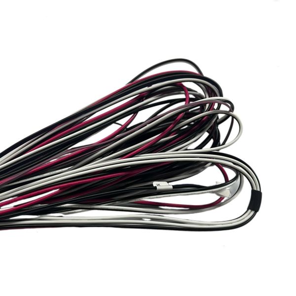 Customizable Speaker Cable With Wires Plastic Housings Terminals Acetate Cloth