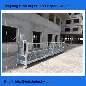 Buy cheap Construction gondola exporter 6 meters temporary suspended platform for building cleaning from wholesalers
