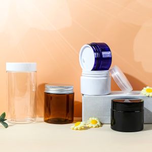 Buy cheap Food-Grade Transparent PET Cream Jar with Wide-Mouth Design and Multiple Capacity Options from wholesalers