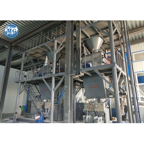 Quality Self Leveling Cement Dry Mix Mortar Manufacturing Plant Easy Operation 2 Years Warranty for sale