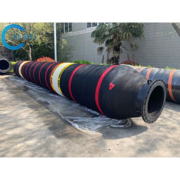 Quality 24inch Self Floating Rubber Dredging Hoses For Sand Slurry Water Vacuum for sale