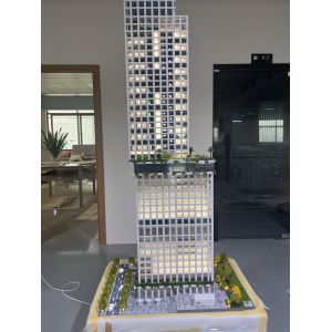 Buy cheap High Rise Office Building Model Architectural Scale Model Commercial Skyscraper Real Estate Urban Commercial Tower Modern Office from wholesalers