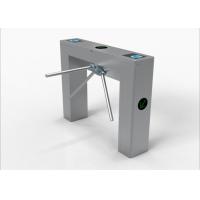 Buy cheap Unique Mechanical Stainless Steel Tripod Turnstile Gate For Hotel / Lobby product