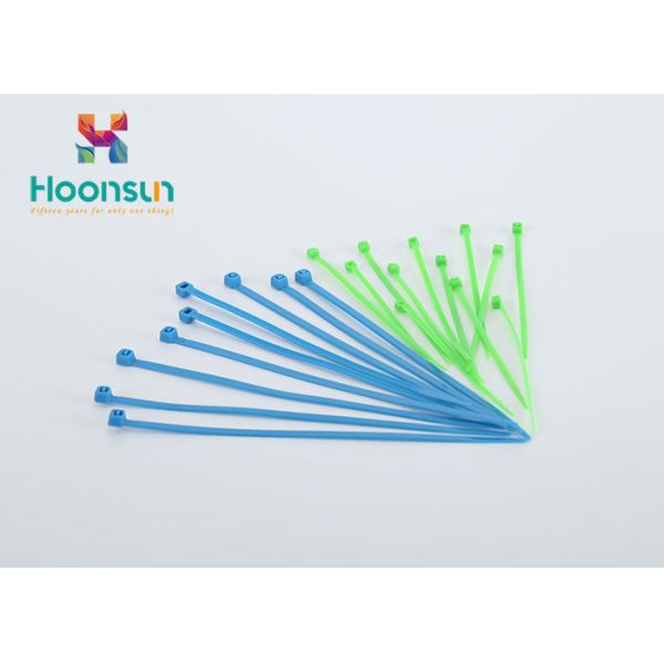 Quality Cable Gland Plastic Accessories Colored Self - Locking Head Nylon Tie CE Certification for sale
