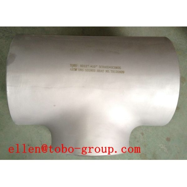 Quality TOBO STEEL Group ASTM A815 WP S32205 lateral tee for sale