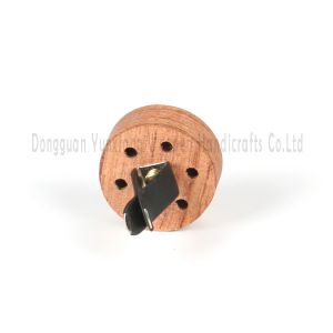 Buy cheap Wood Round Essential Oil Diffuser, Car Air Freshener Vent Clip Aromatherapy Diffuser, Car Diffuser Clip for Car Office Bedroom from wholesalers