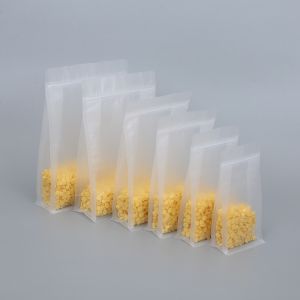 China Plastic Matte Clear 550g Zip Lock Packaging Bags on sale