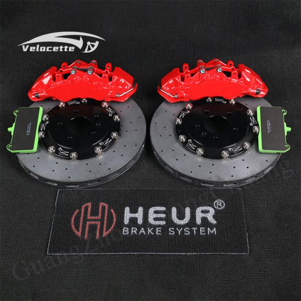 Buy cheap HEUR Audi carbon ceramic brake discs For Customize A6(C5/4Y8) 1.8L 390*36mm front wheel from wholesalers