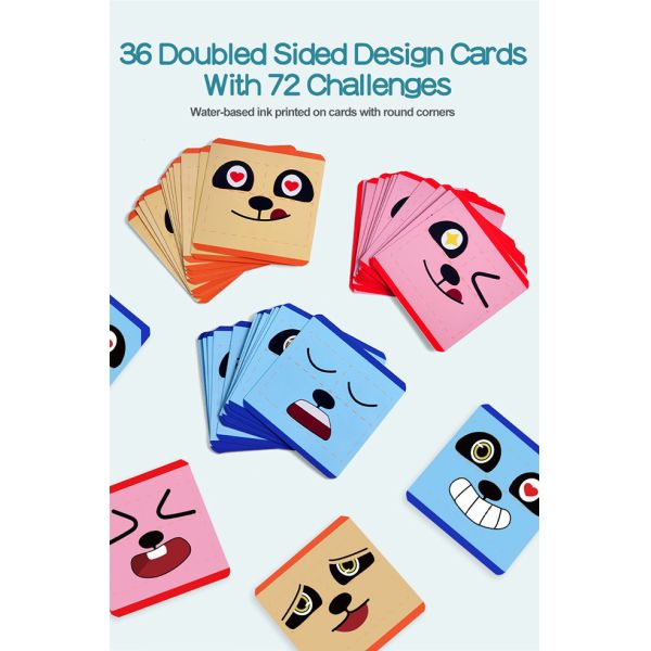 Buy cheap Facial Features Change Expressions Play Teaching Aids Kindergarten Handmade Toys Children'S Puzzke from wholesalers