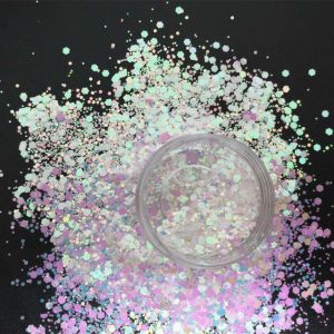 Buy cheap Craft Beauty Nail Art High Sparkling Iridescent Chunky Glitter 1kg Shapes Glitter Bulk for Wedding Party Event Decoration from wholesalers