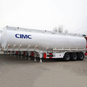 Buy cheap 35CBM Fuel Oil Tanker Trailer with Mechanical / Air Suspension from wholesalers
