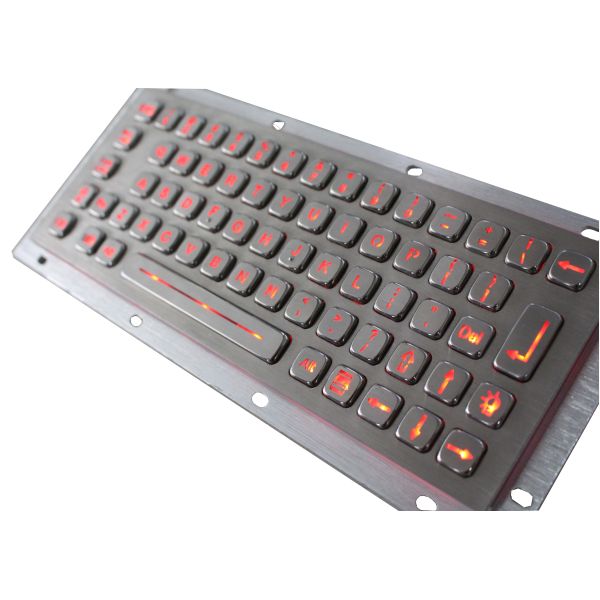 Buy cheap Stainless Steel Backlit USB Keyboard IP65 Industrial kiosk Keypad from wholesalers