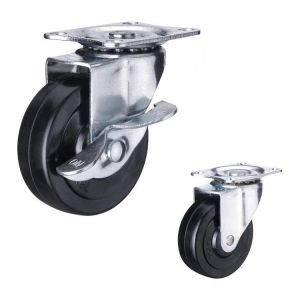 Buy cheap Solid Rubber 128lbs Capacity 75mm Light Duty Casters from wholesalers