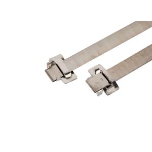 Buy cheap L Type 304 316 Stainless Steel Cable Zip Ties Straps 10mm 12mm 15mm 19mm Width from wholesalers