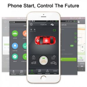 Buy cheap Car PKE keyless entry Smart phone start engine security alarm system from wholesalers