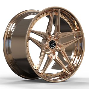 Buy cheap Alloy 812 Passenger Car Wheels 21x10 Front 22x12 Rear Staggered Forged 2 Piece Custom Rims from wholesalers