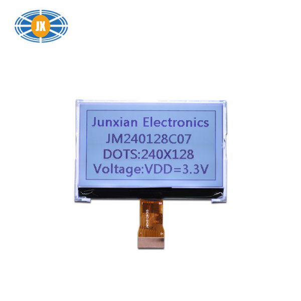 2.9 Inch COG Monochrome LCD Display 240x128 FSTN Dual Interface COG Dot Matrix